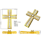 Cross 18 KT Yellow Gold