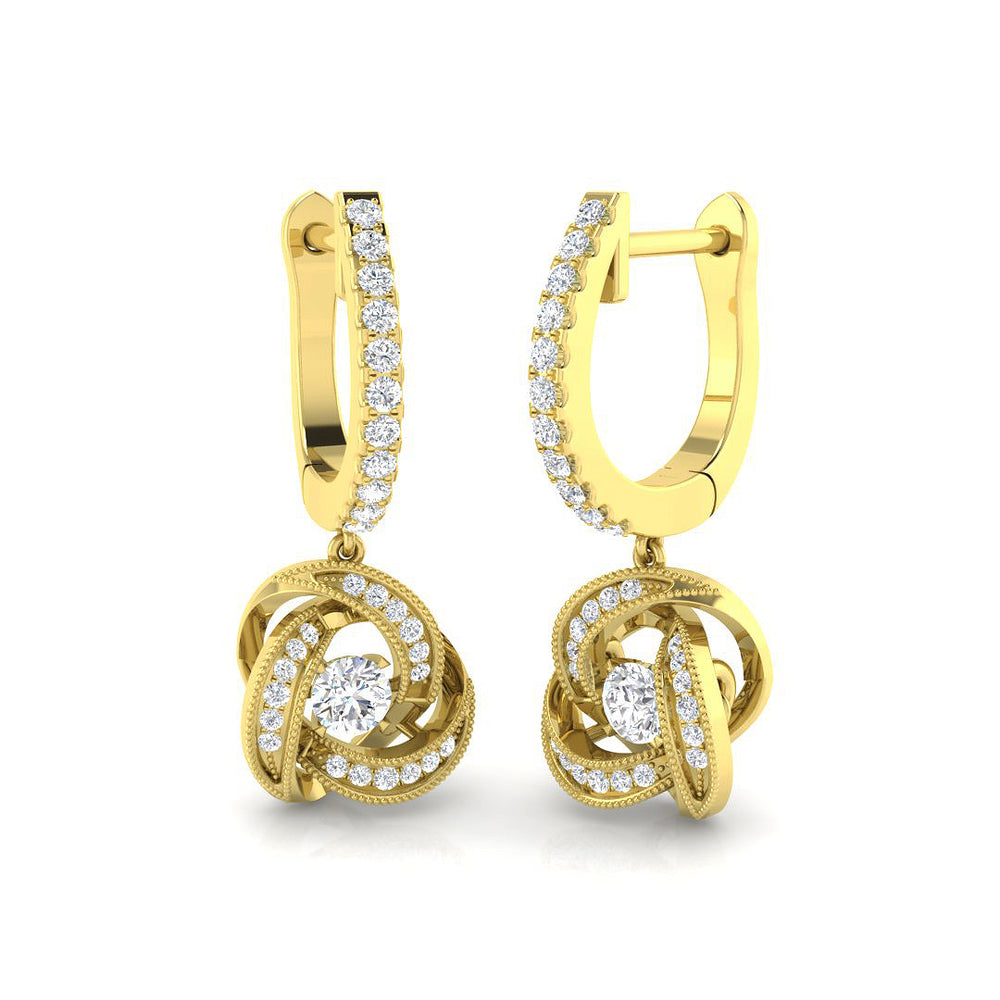 Earring 18 KT Yellow Gold