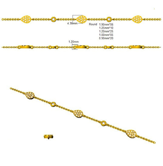 Bracelets 18 KT Yellow Gold