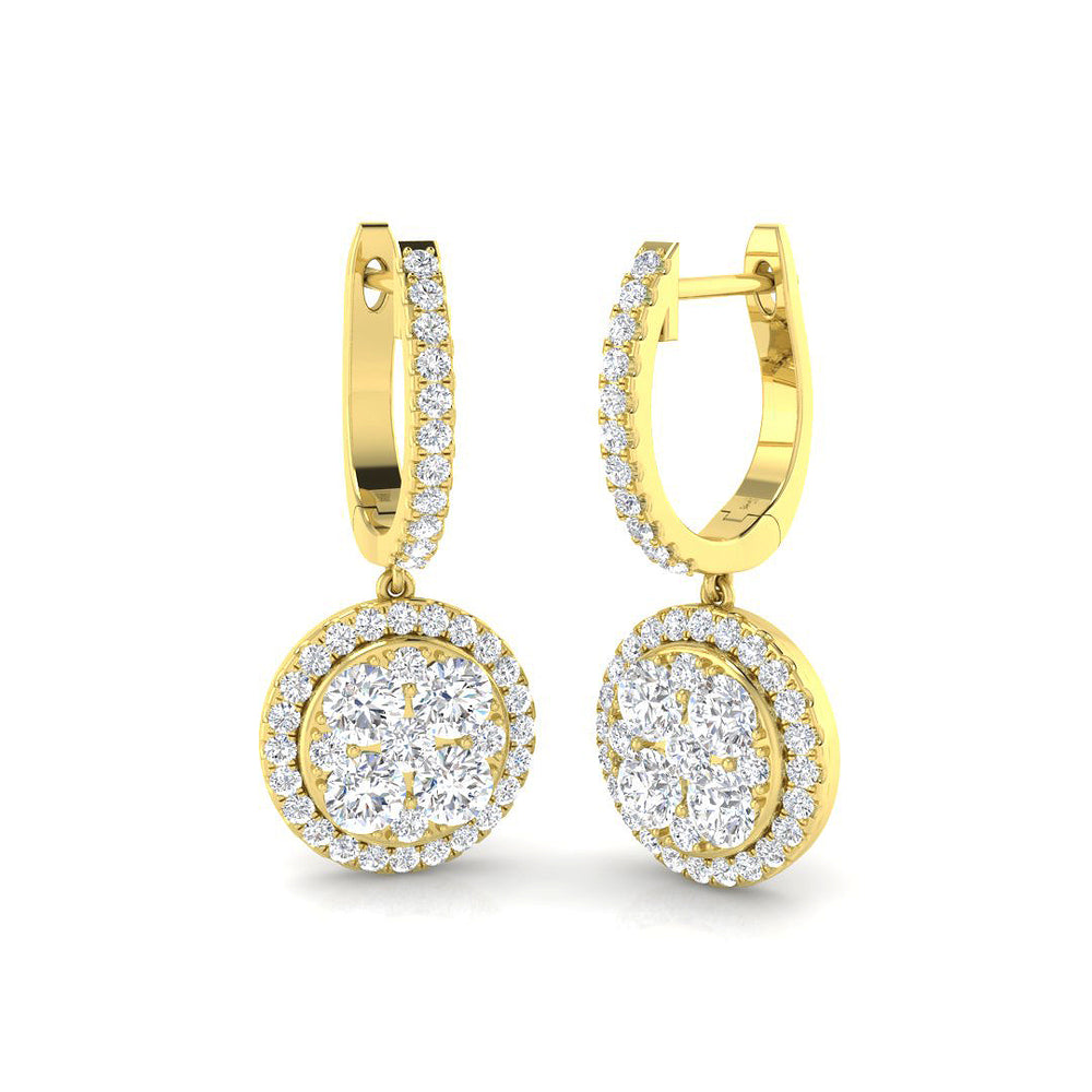 Earring 18 KT Yellow Gold