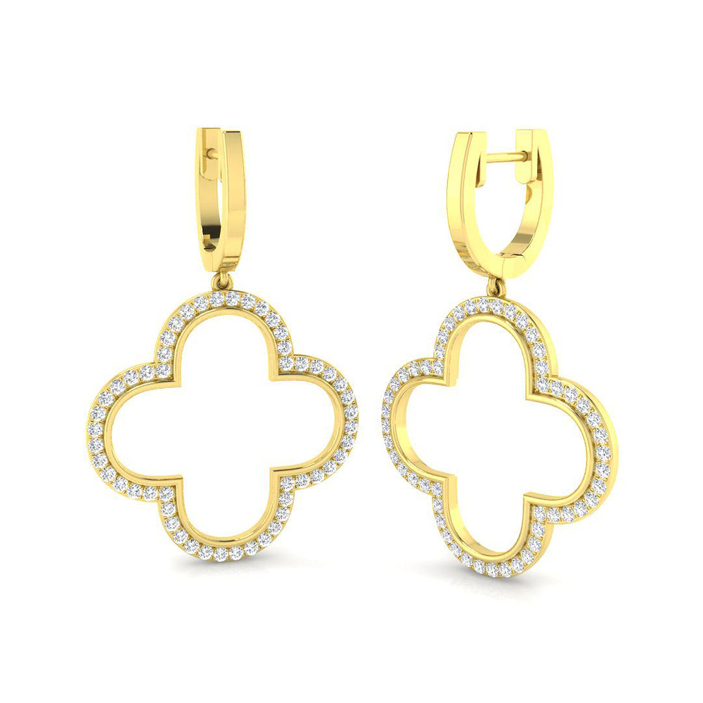 Earring 18 KT Yellow Gold