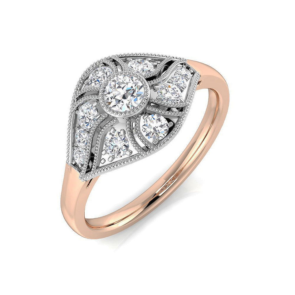 Ring 9 KT Rose Gold