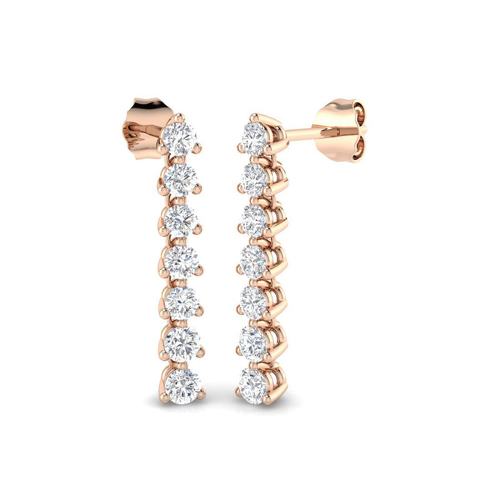 Earring 9 KT Rose Gold