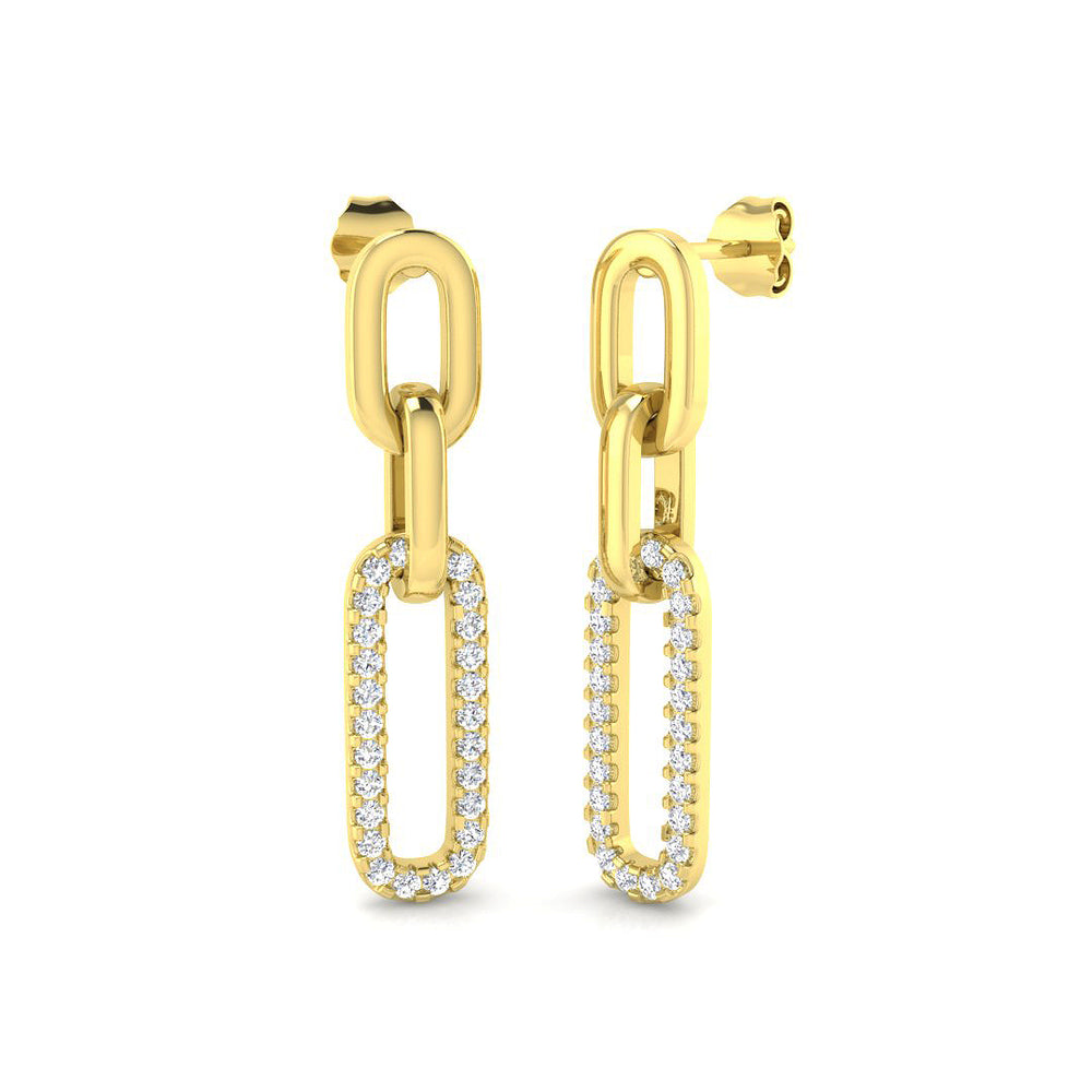 Earring 18 KT Yellow Gold