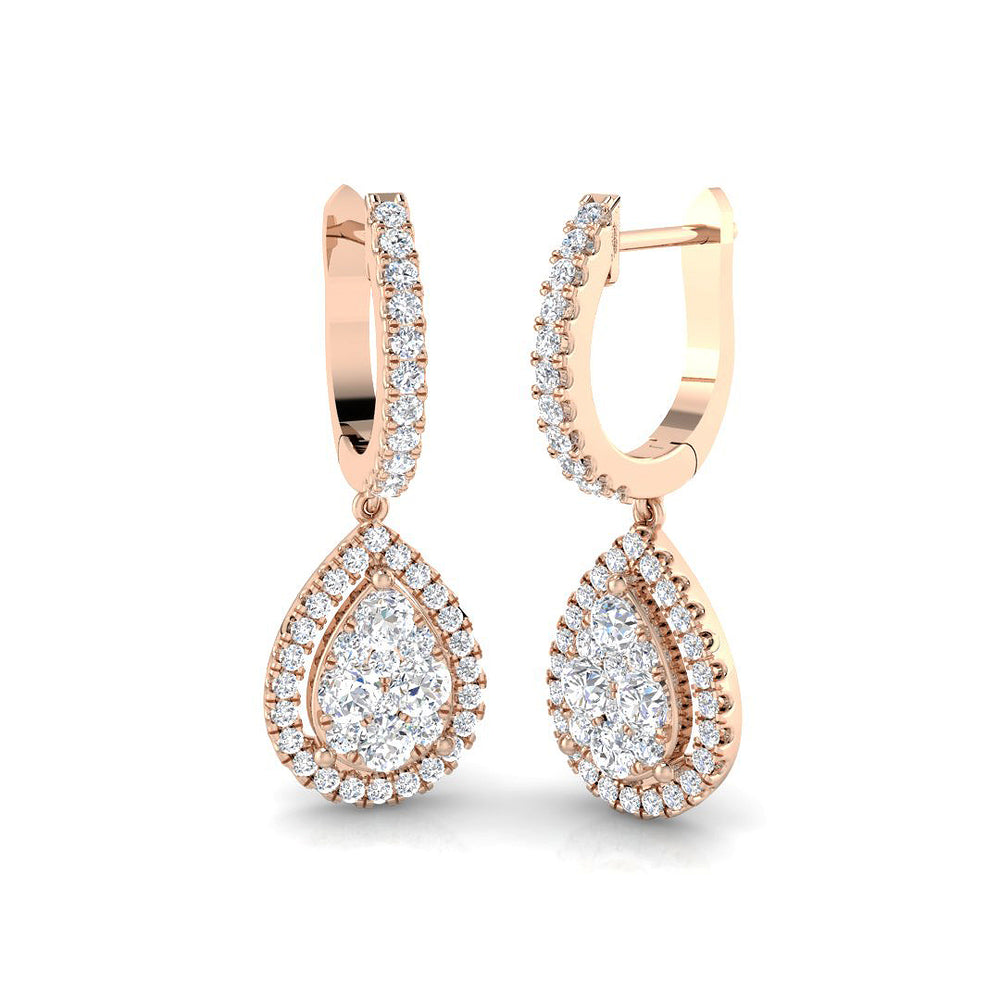 Earring 9 KT Rose Gold