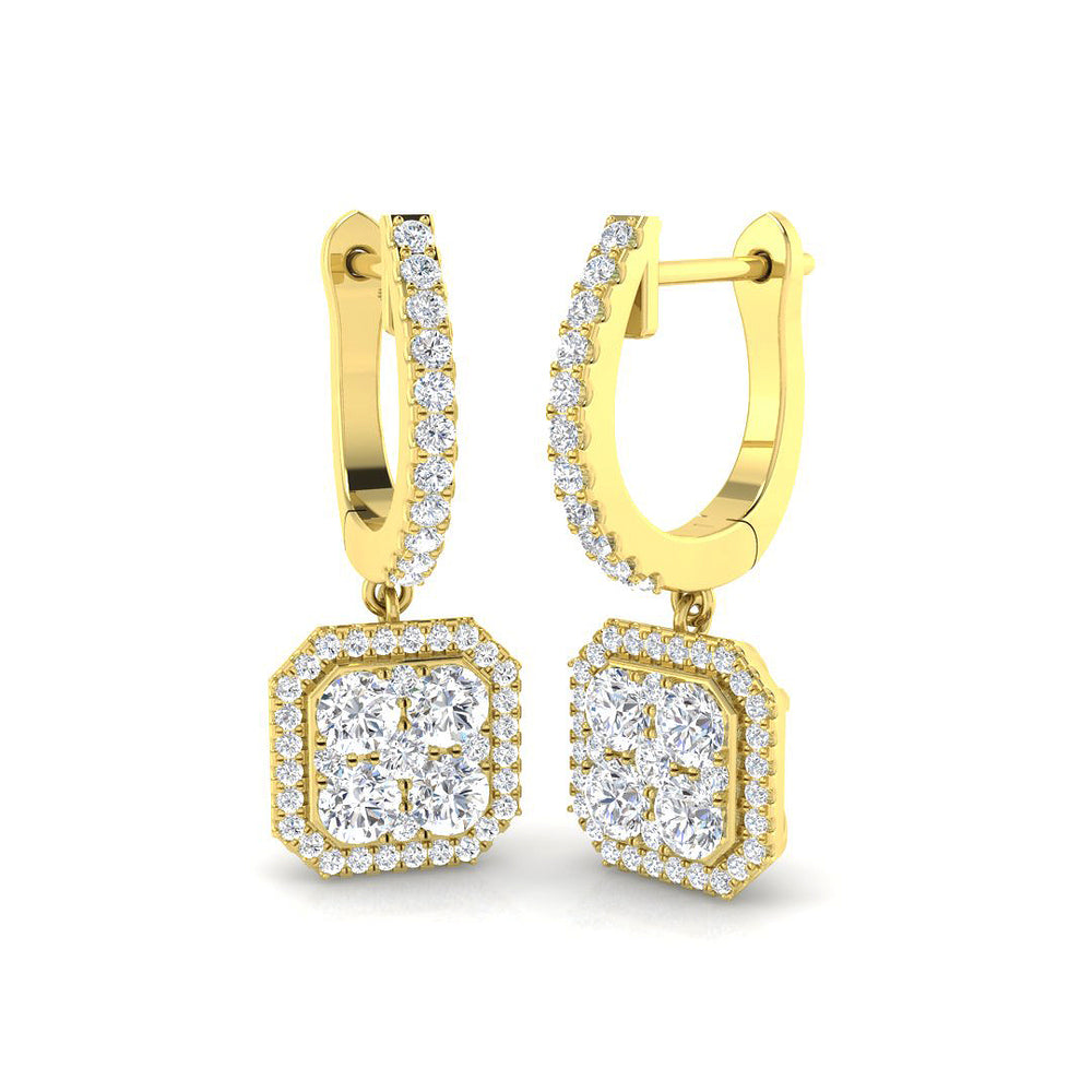 Earring 18 KT Yellow Gold