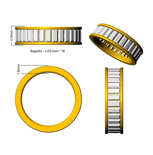 Ring 18 KT Yellow Gold