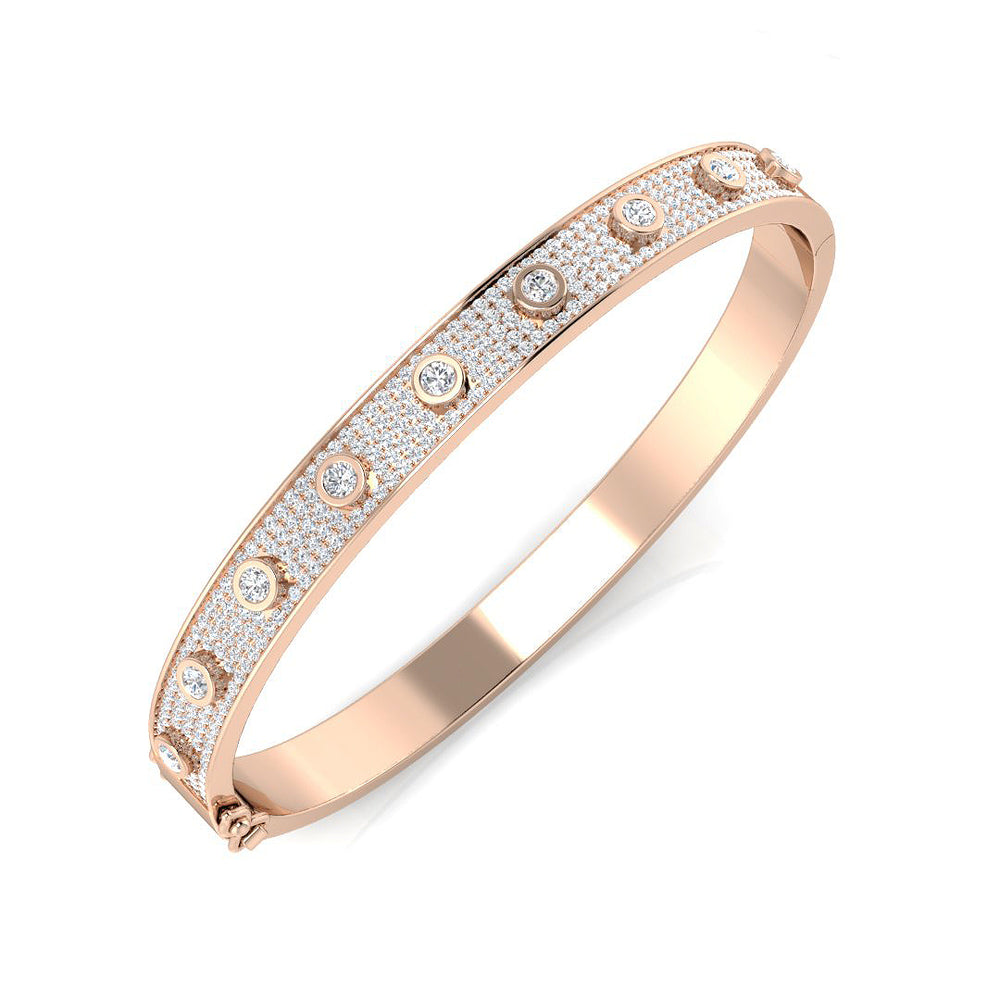 Bangles 9 KT Rose Gold