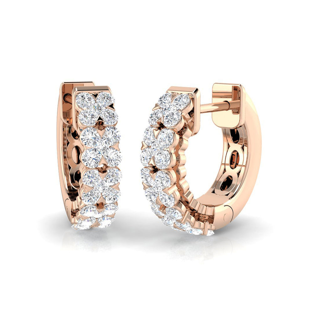 Earring 9 KT Rose Gold