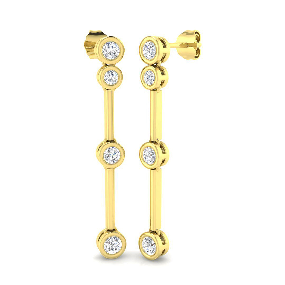 Earring 18 KT Yellow Gold