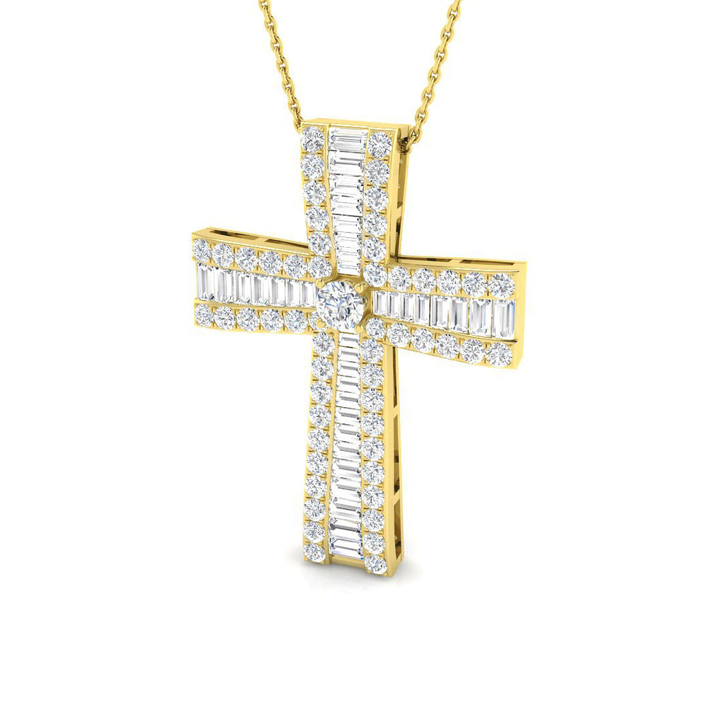 Cross 18 KT Yellow Gold