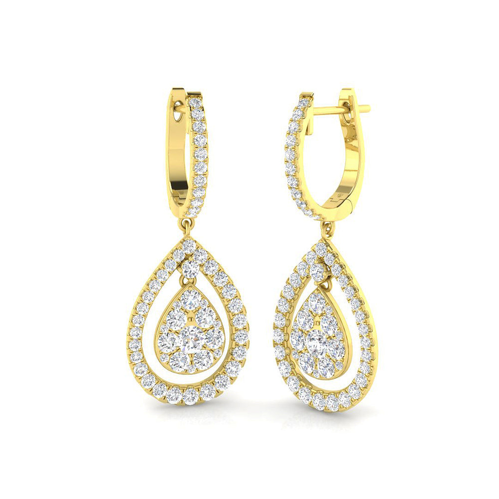 Earring 18 KT Yellow Gold