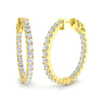 Earring 18 KT Yellow Gold