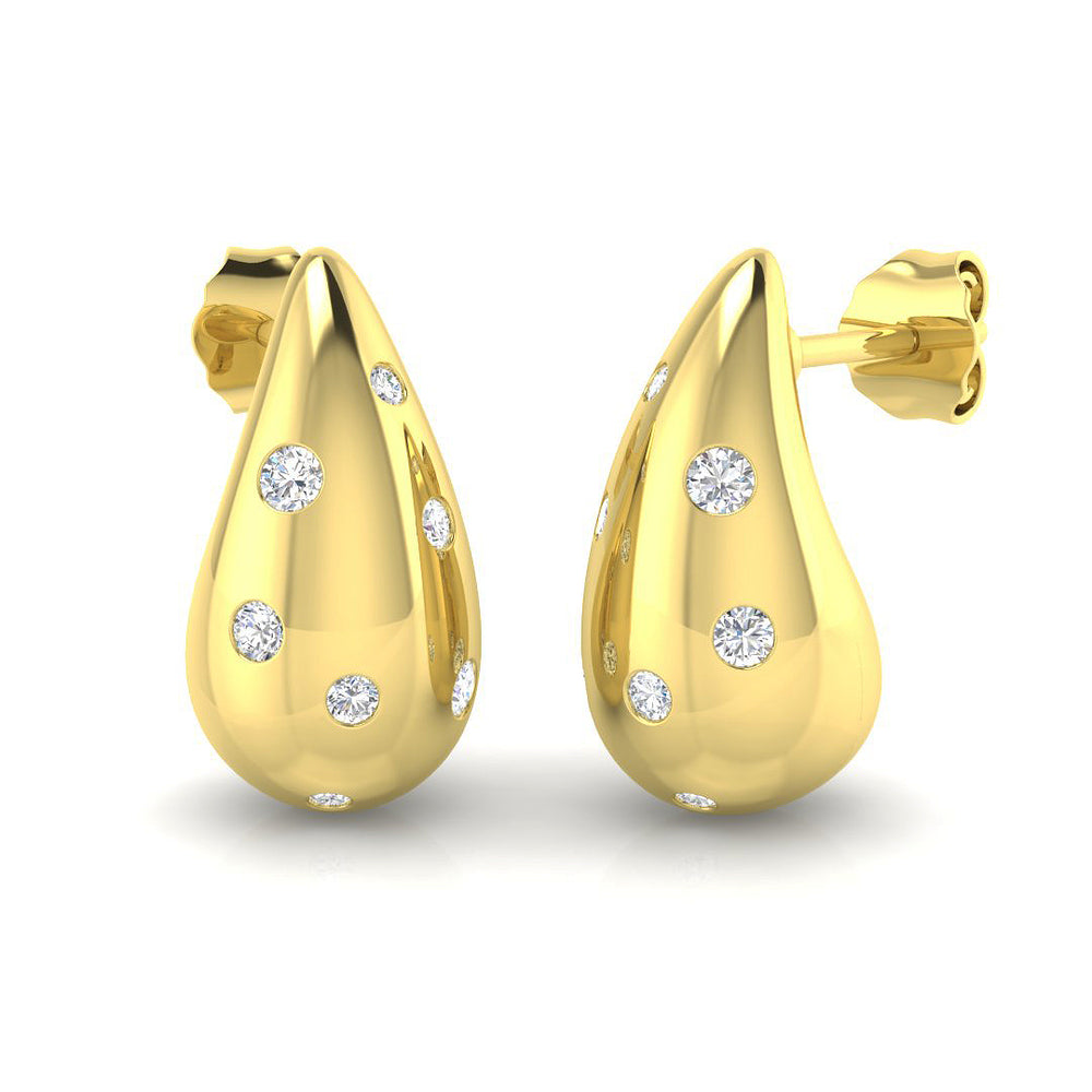 Earring 18 KT Yellow Gold