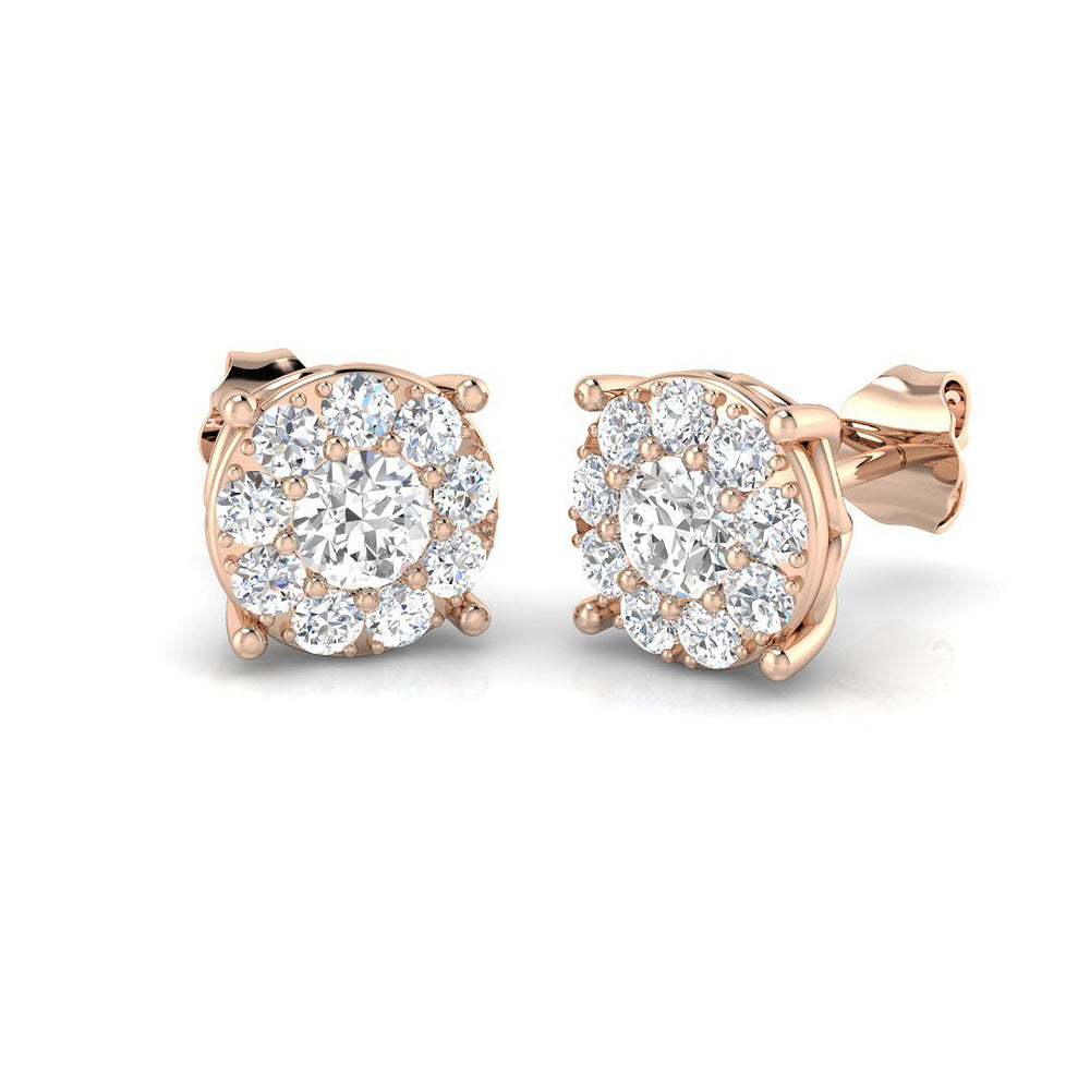 Earring 9 KT Rose Gold