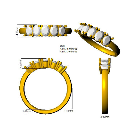 Ring 18 KT Yellow Gold