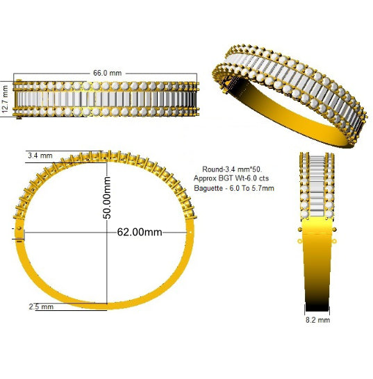 Bangles 18 KT Yellow Gold