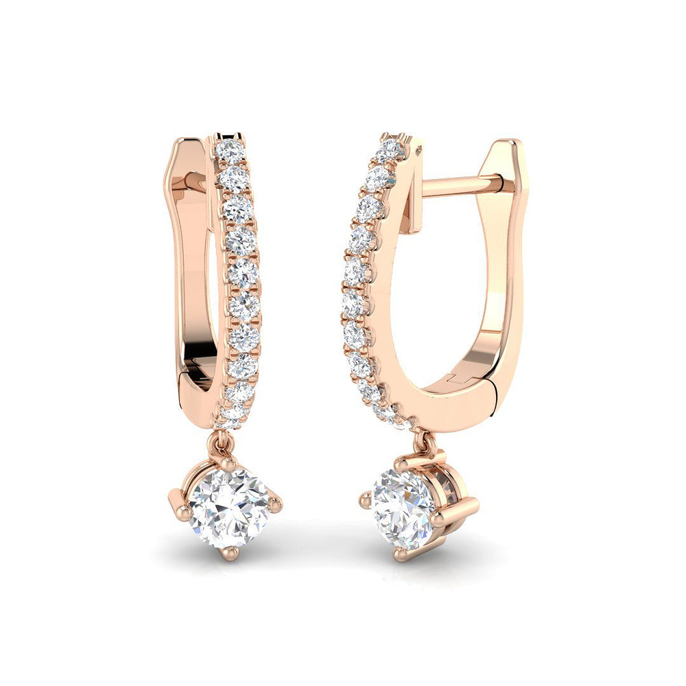 Earring 9 KT Rose Gold