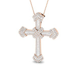 Cross 9 KT Rose Gold