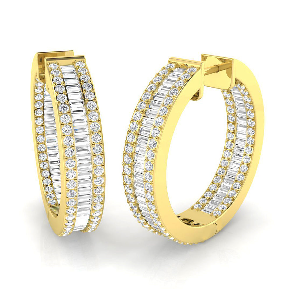 Earring 18 KT Yellow Gold