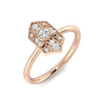 Ring 9 KT Rose Gold