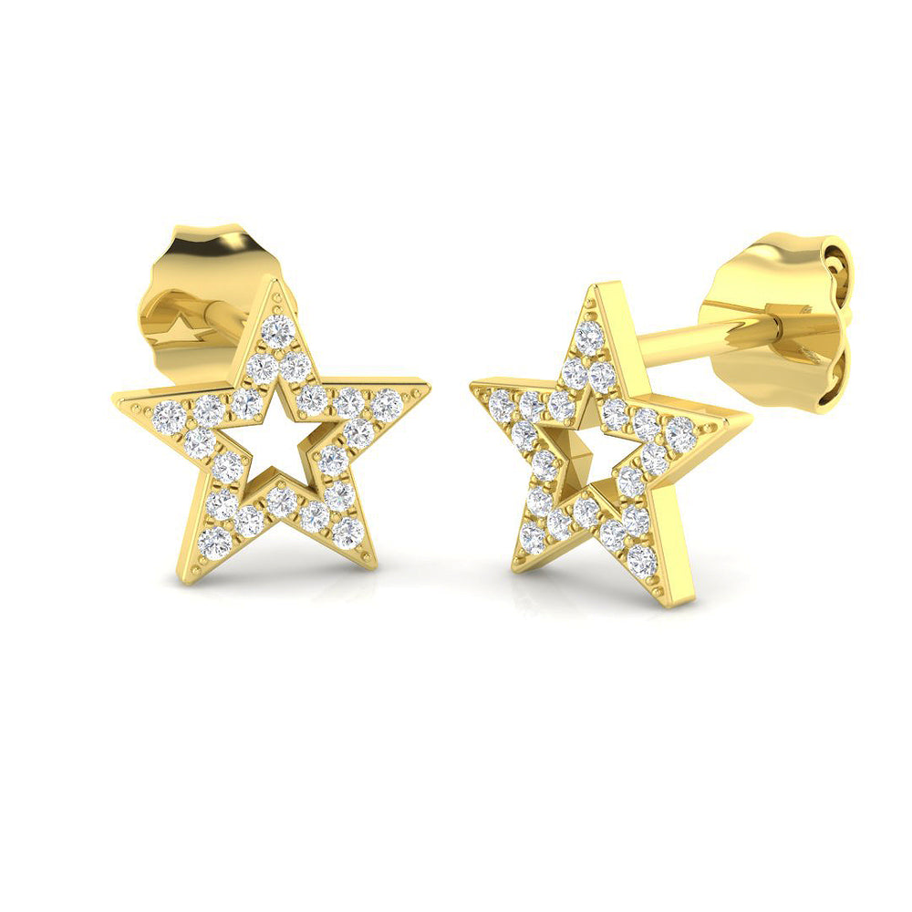 Earring 18 KT Yellow Gold