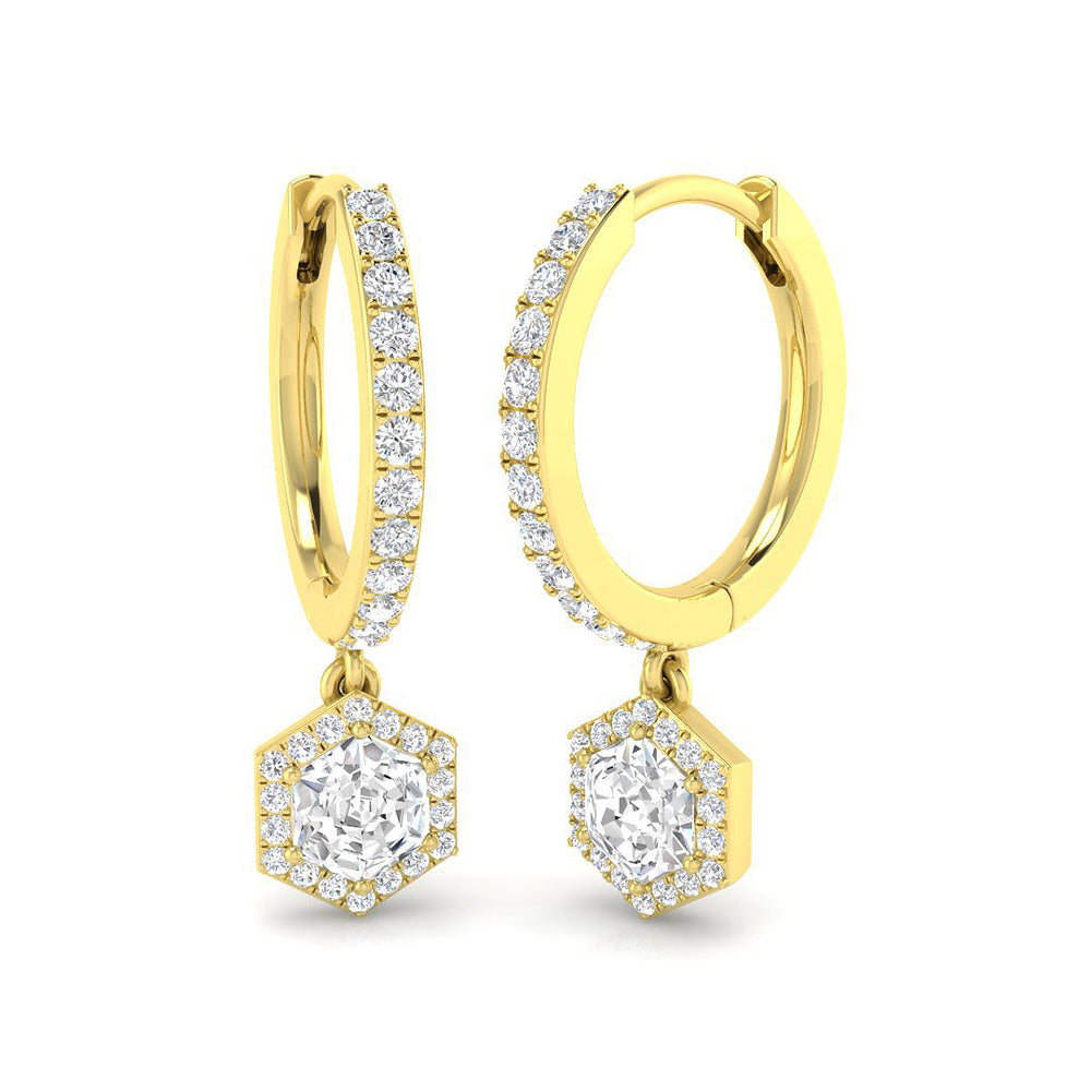 Earring 18 KT Yellow Gold