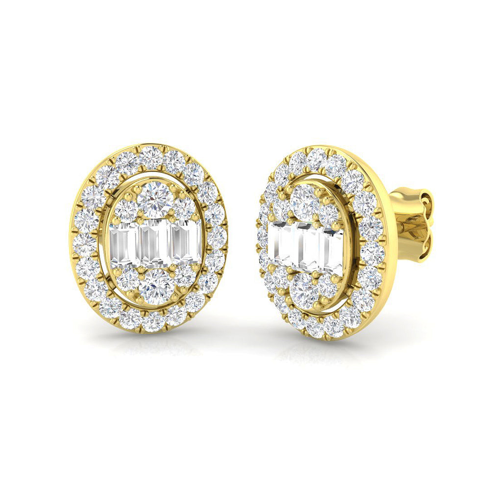 Earring 18 KT Yellow Gold