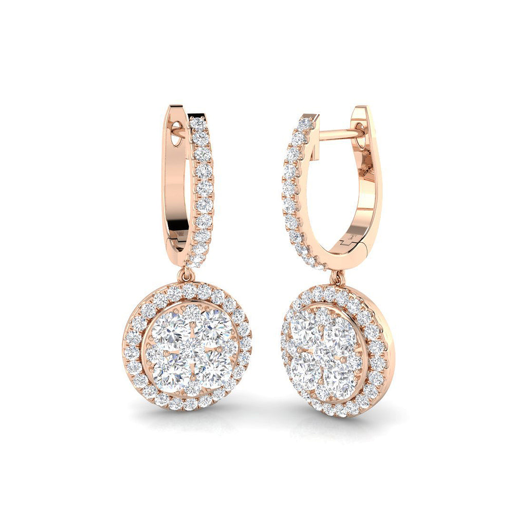 Earring 9 KT Rose Gold