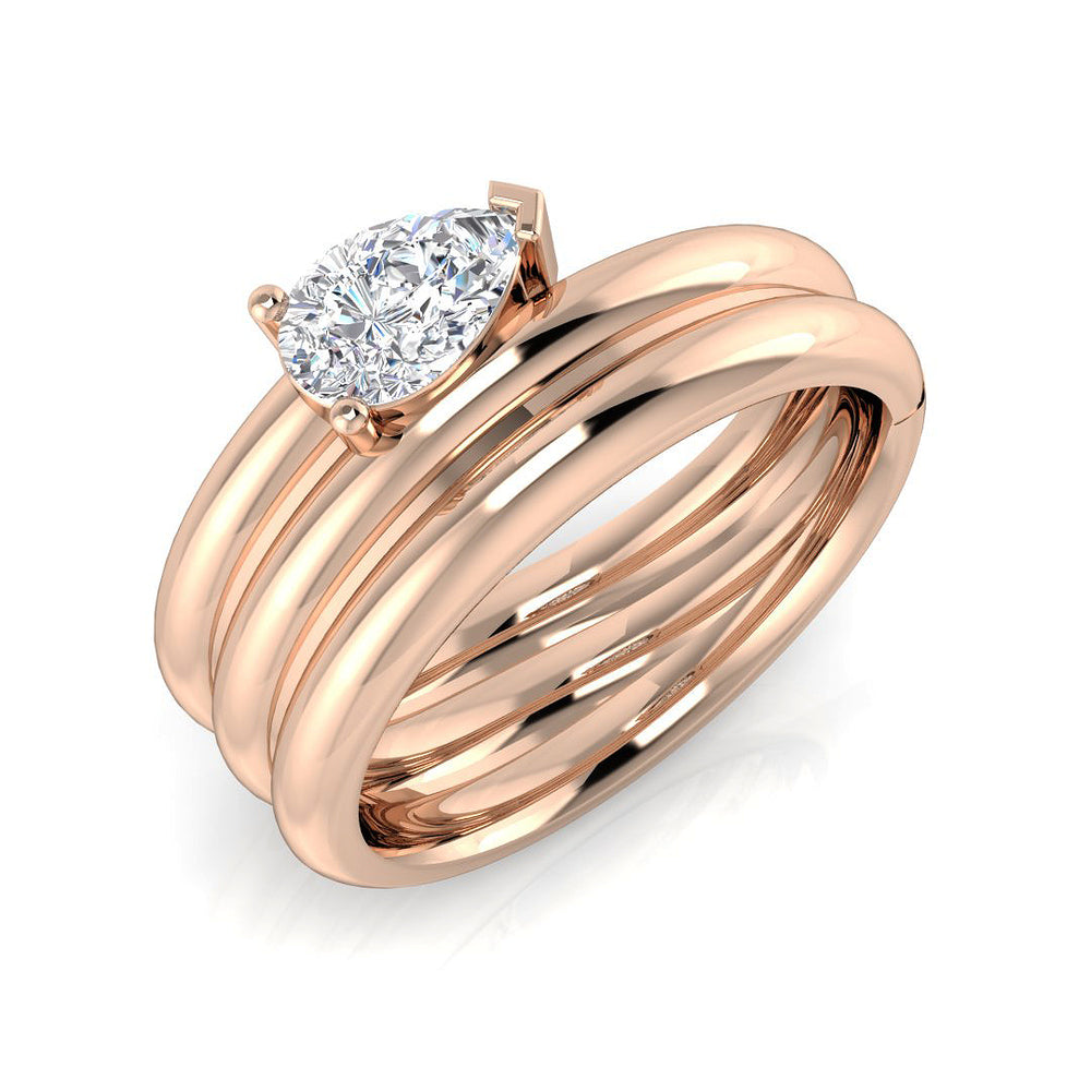 Ring 9 KT Rose Gold