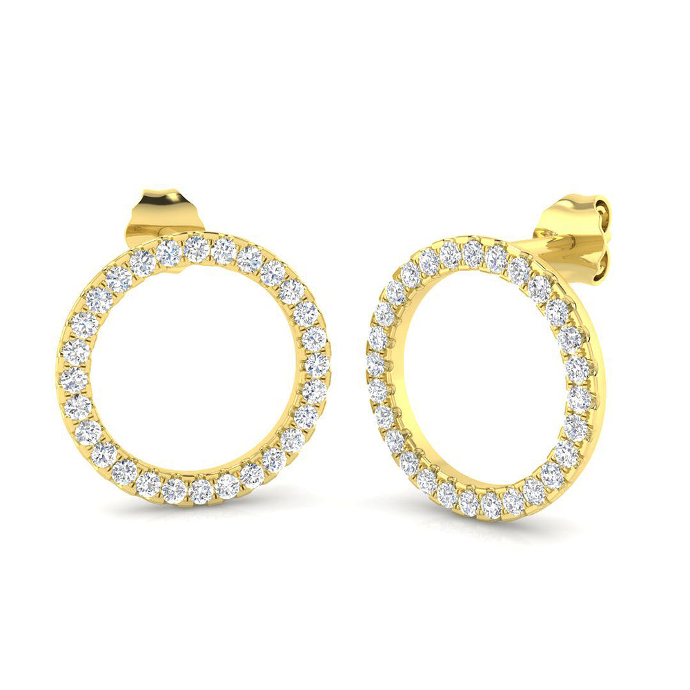 Earring 18 KT Yellow Gold