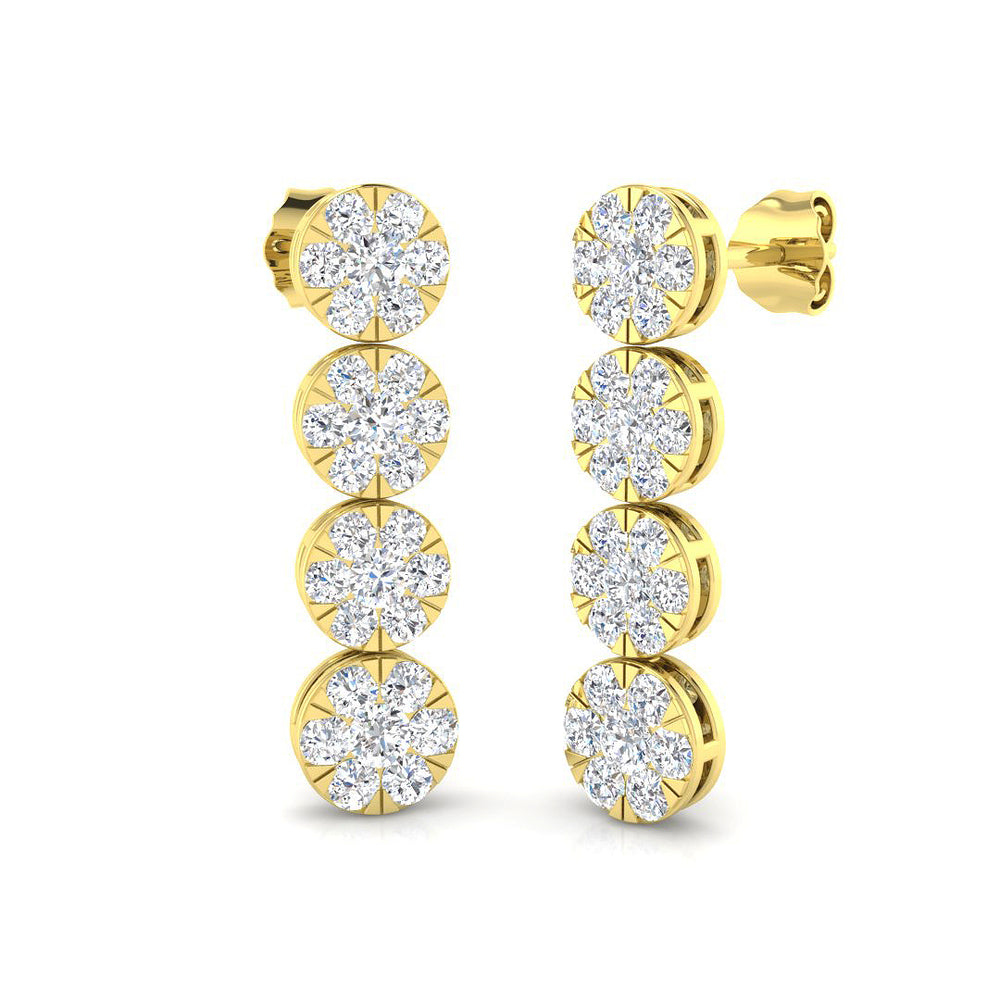 Earring 18 KT Yellow Gold