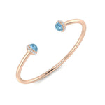 Bangles 9 KT Rose Gold