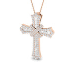 Cross 9 KT Rose Gold