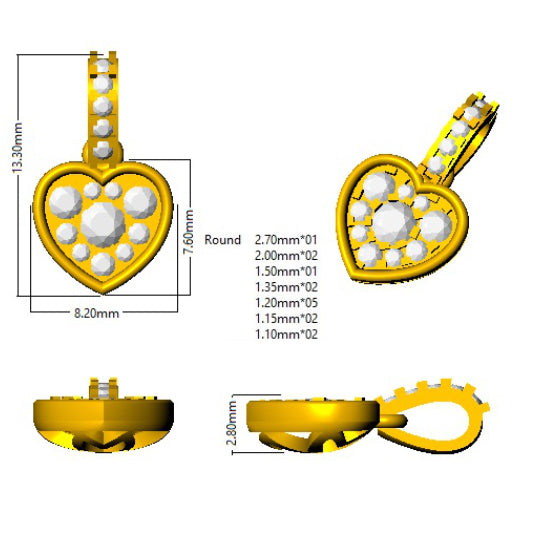 Pendants 950 Platinum