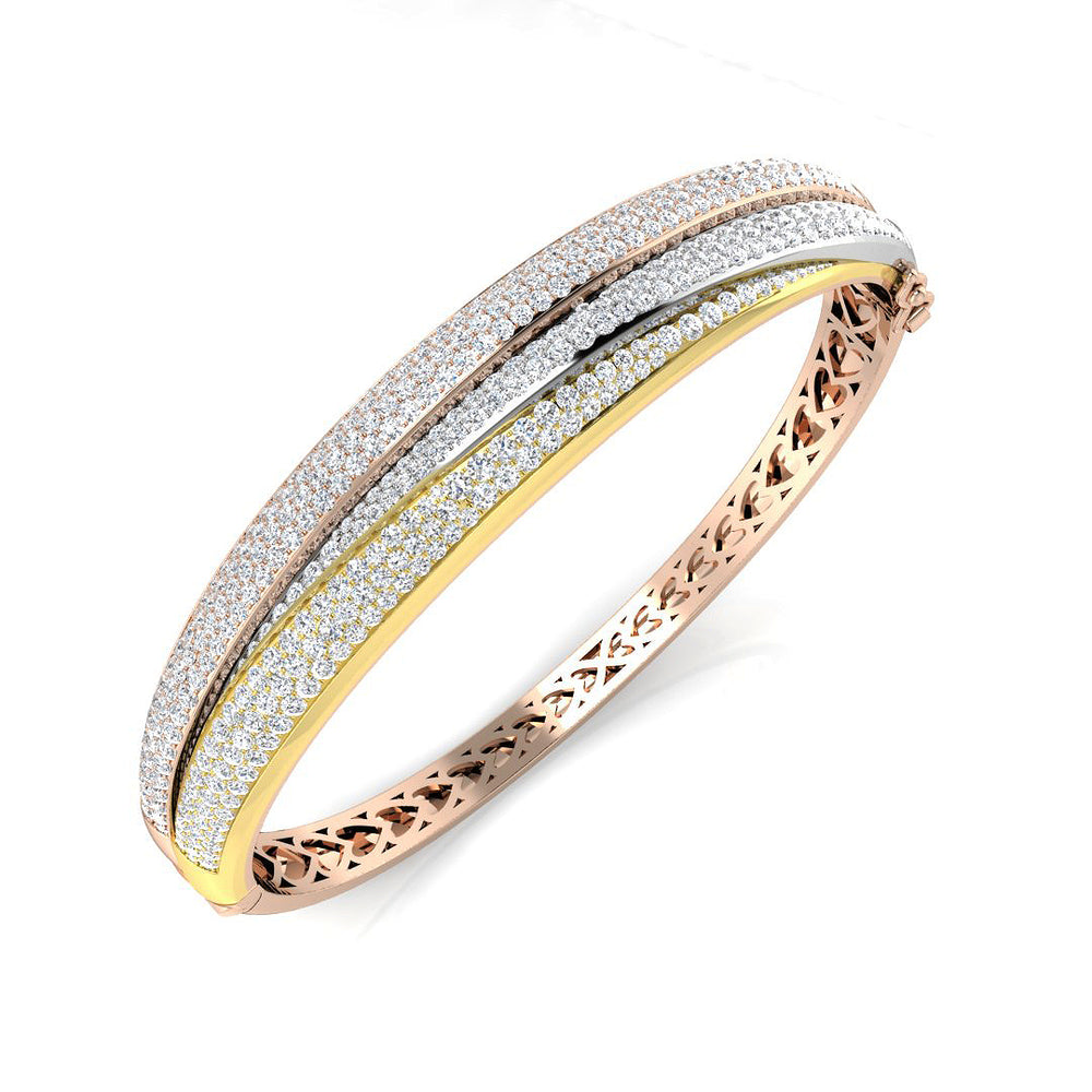 Bangles 18 KT 3 TONE