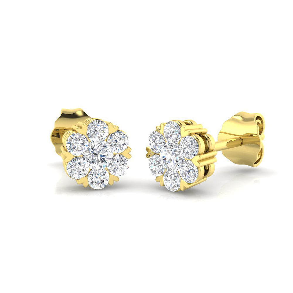 Earring 18 KT Yellow Gold