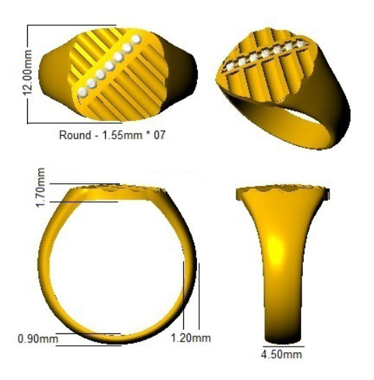 Ring 18 KT Yellow Gold