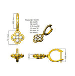 Earring 18 KT Yellow Gold