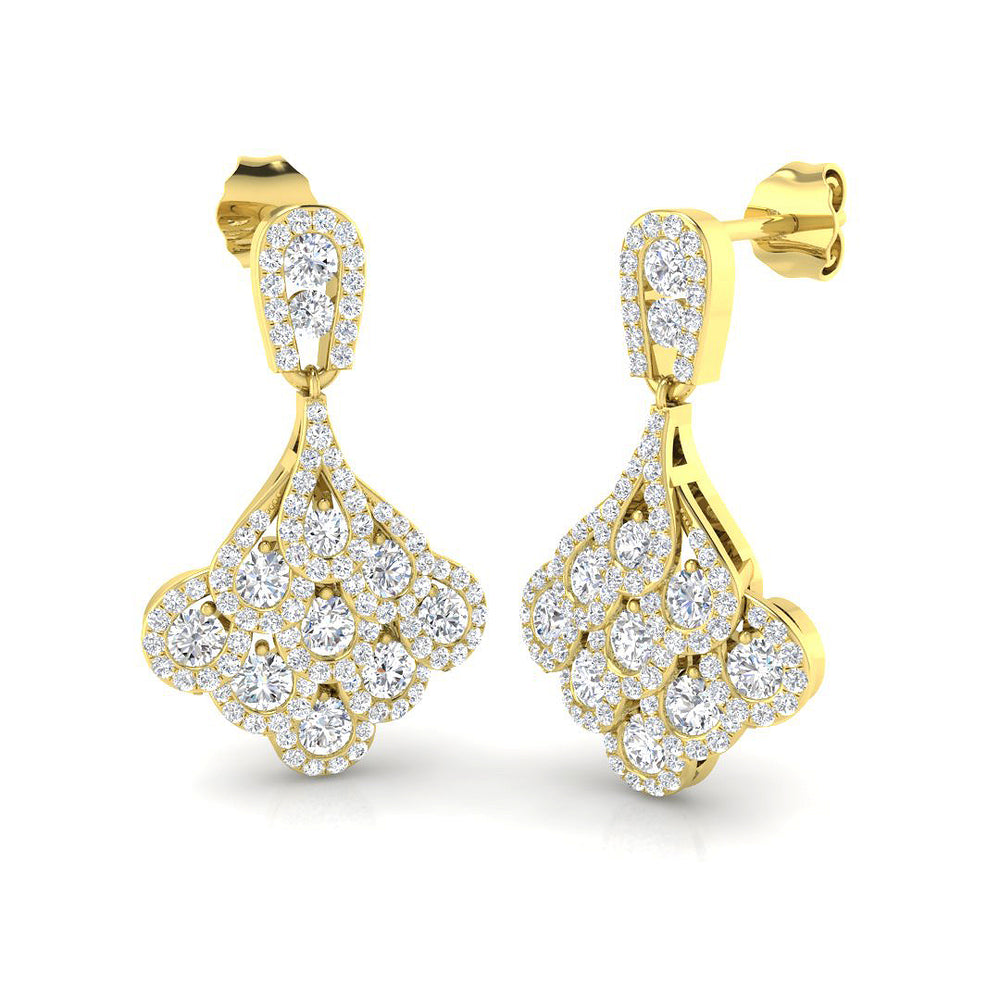 Earring 18 KT Yellow Gold