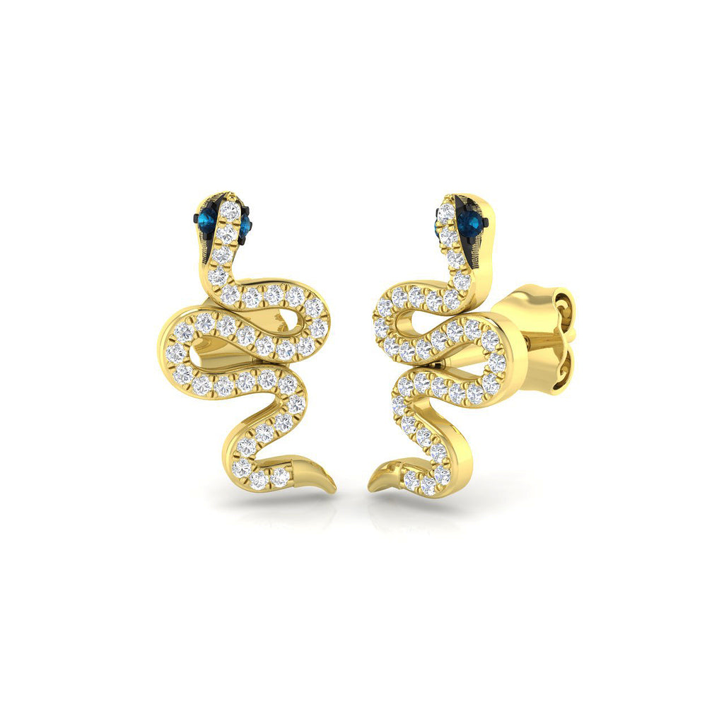 Earring 18 KT Yellow Gold