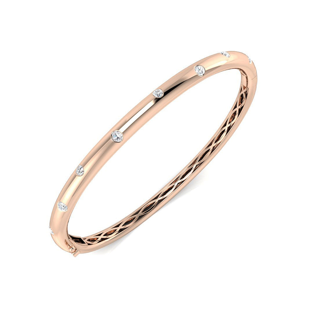 Bangles 9 KT Rose Gold