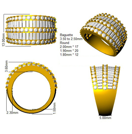 Ring 18 KT Yellow Gold