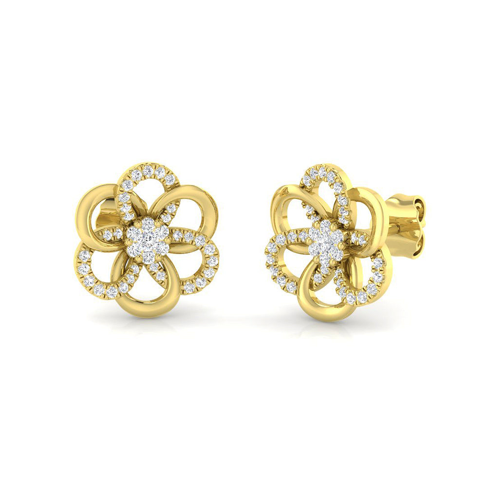 Earring 18 KT Yellow Gold