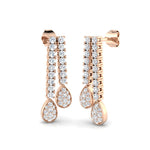 Earring 9 KT Rose Gold