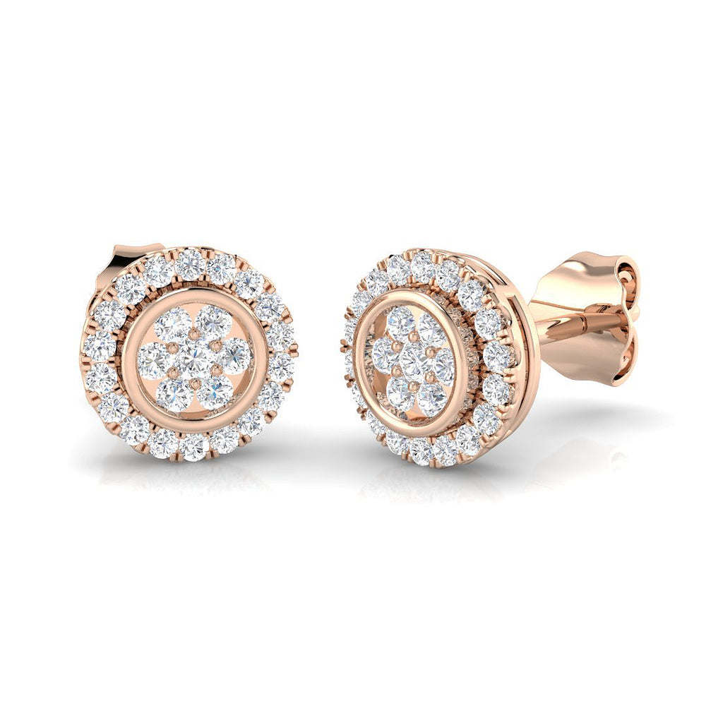 Earring 9 KT Rose Gold