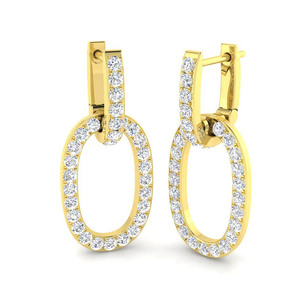 Earring 18 KT Yellow Gold