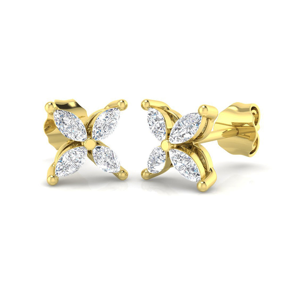 Earring 18 KT Yellow Gold