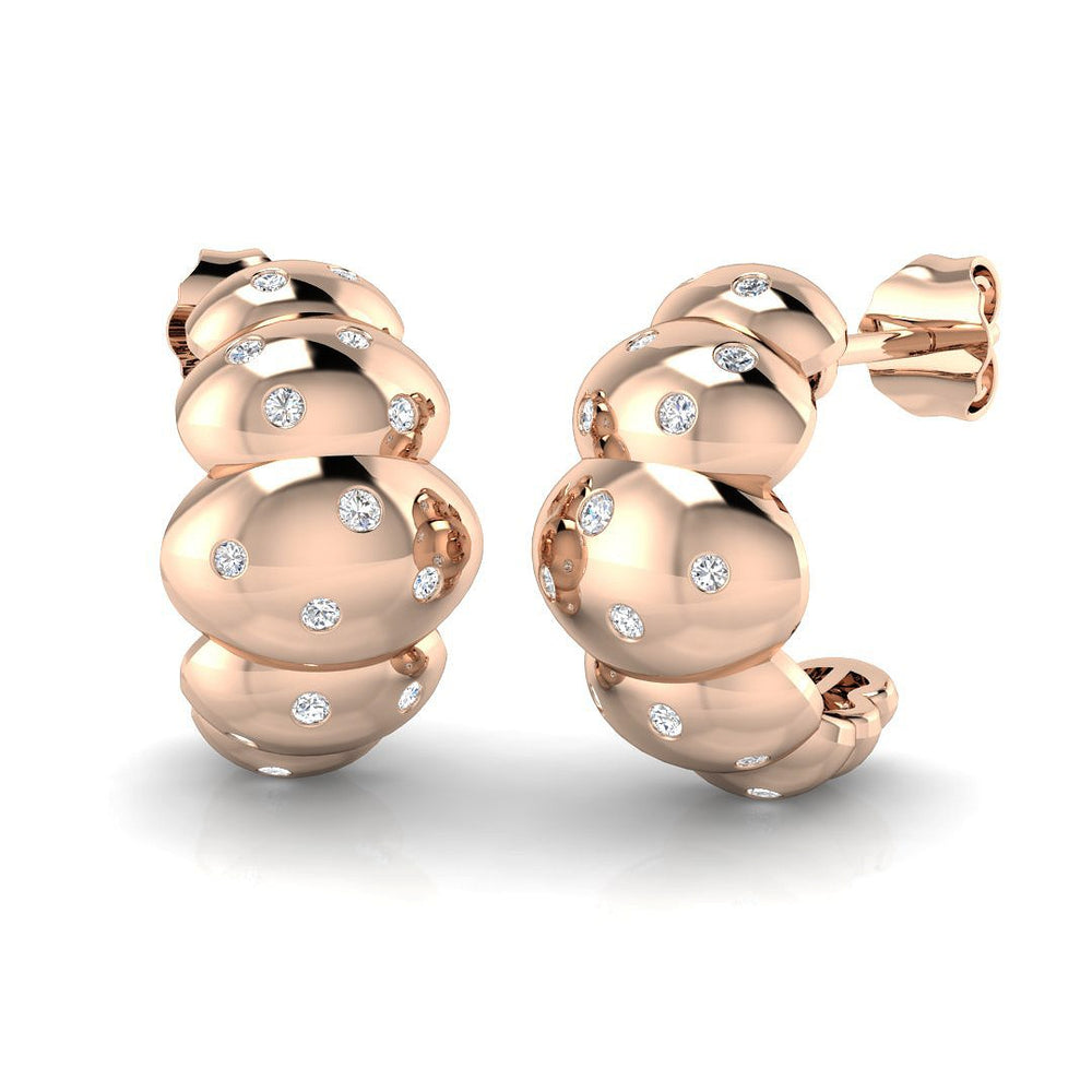 Earring 9 KT Rose Gold