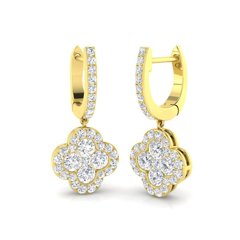 Earring 18 KT Yellow Gold